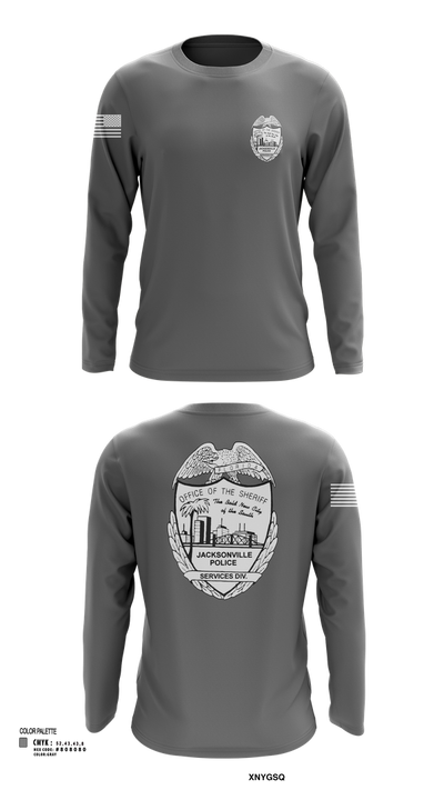 SERVICES DIV. 78217028 Long Sleeve Performance Shirt 102