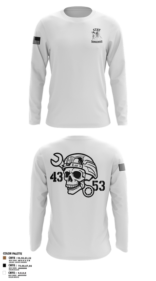 Long Sleeve Performance Shirt, 4-3 AHB, , Teamtime, Team time, sublimation, custom sports apparel, team uniforms, spirit wear, spiritwear, sports uniforms, custom shirts, team store, custom team store, fundraiser sports, apparel fundraiser