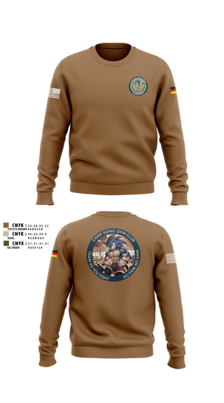 Crew Neck Sweatshirt, DEU EinsKtgt CD/CBI, , Teamtime, Team time, sublimation, custom sports apparel, team uniforms, spirit wear, spiritwear, sports uniforms, custom shirts, team store, custom team store, fundraiser sports, apparel fundraiser