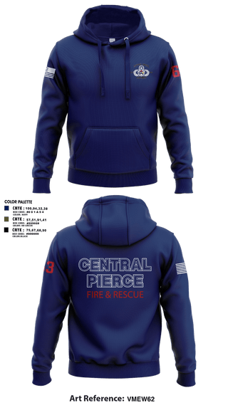 Hoodie, Central Pierce HazmatCentral Pierce Hazmat, Fire Department, Teamtime, Team time, sublimation, custom sports apparel, team uniforms, spirit wear, spiritwear, sports uniforms, custom shirts, team store, custom team store, fundraiser sports, apparel fundraiser