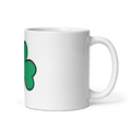 Shamrocks 77851794 White Glossy Mug - Small