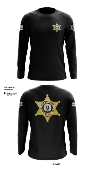 Long Sleeve Performance Shirt, Norfolk County Sheriff’s Office, Police, Teamtime, Team time, sublimation, custom sports apparel, team uniforms, spirit wear, spiritwear, sports uniforms, custom shirts, team store, custom team store, fundraiser sports, apparel fundraiser