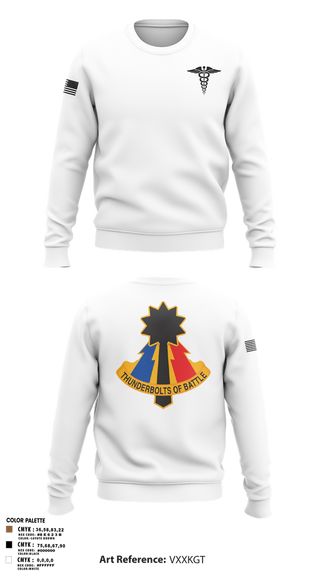 Crew Neck Sweatshirt, 194th AR BDE HRT Medics, Army, Teamtime, Team time, sublimation, custom sports apparel, team uniforms, spirit wear, spiritwear, sports uniforms, custom shirts, team store, custom team store, fundraiser sports, apparel fundraiser