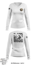 Vfa-147 11634489 Women's Long Sleeve V-neck Shirt - 2