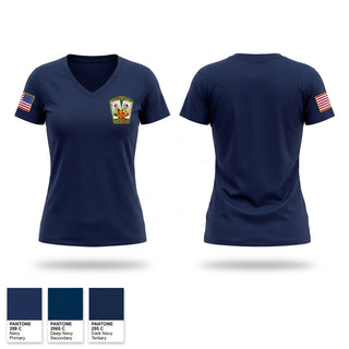 Womens Short Sleeve Vneck Shirt, Howard County Fire and Rescue, Fire Department, Teamtime, Team time, sublimation, custom sports apparel, team uniforms, spirit wear, spiritwear, sports uniforms, custom shirts, team store, custom team store, fundraiser sports, apparel fundraiser
