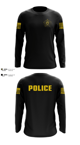 Long Sleeve Performance Shirt, Quinton Police Department, Police, Teamtime, Team time, sublimation, custom sports apparel, team uniforms, spirit wear, spiritwear, sports uniforms, custom shirts, team store, custom team store, fundraiser sports, apparel fundraiser
