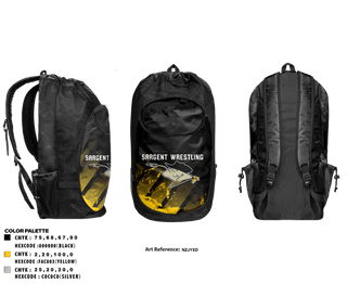Gear Bag, Sargent Farmers, Wrestling, Teamtime, Team time, sublimation, custom sports apparel, team uniforms, spirit wear, spiritwear, sports uniforms, custom shirts, team store, custom team store, fundraiser sports, apparel fundraiser