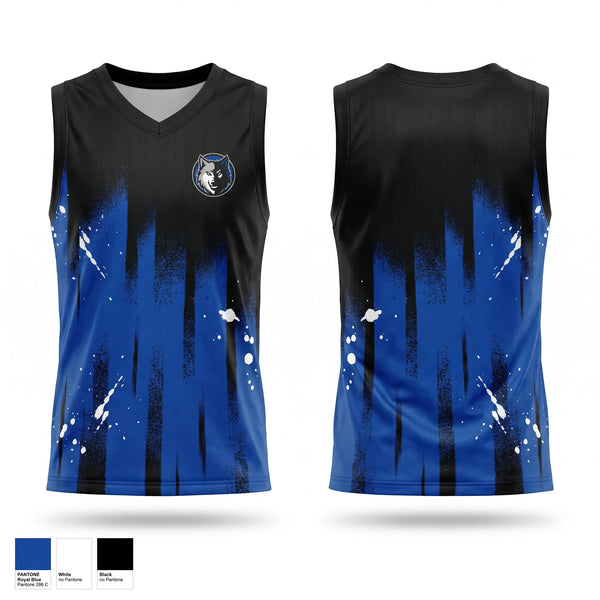 Mens Basketball Jersey, Northwest Mississippi Wolves, Men's Basketball, Teamtime, Team time, sublimation, custom sports apparel, team uniforms, spirit wear, spiritwear, sports uniforms, custom shirts, team store, custom team store, fundraiser sports, apparel fundraiser