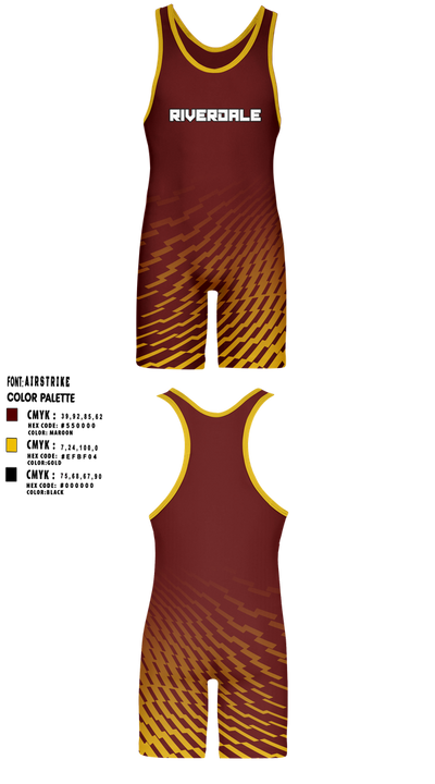 Riverdale Wrestling Club 46170868 Wrestling Singlet - 1