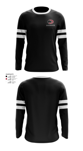 Long Sleeve Performance Shirt, Geneva Panthers, Men's Lacrosse, Teamtime, Team time, sublimation, custom sports apparel, team uniforms, spirit wear, spiritwear, sports uniforms, custom shirts, team store, custom team store, fundraiser sports, apparel fundraiser