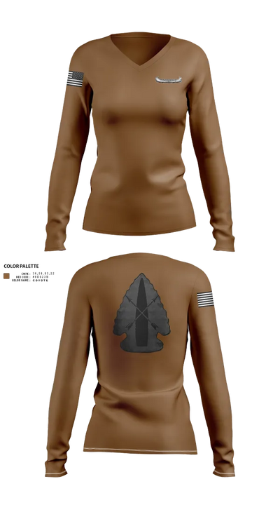HPPD Sniper Team 69430673 Women's Long Sleeve V-neck Shirt - 21