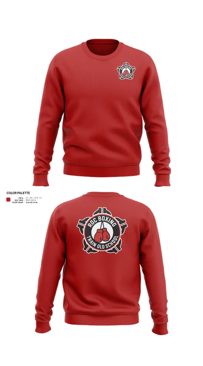 ROC Boxing 42913615 Crew Neck Sweatshirt - 22