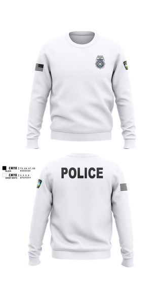Crew Neck Sweatshirt, Colorado Springs Police Department, Police, Teamtime, Team time, sublimation, custom sports apparel, team uniforms, spirit wear, spiritwear, sports uniforms, custom shirts, team store, custom team store, fundraiser sports, apparel fundraiser