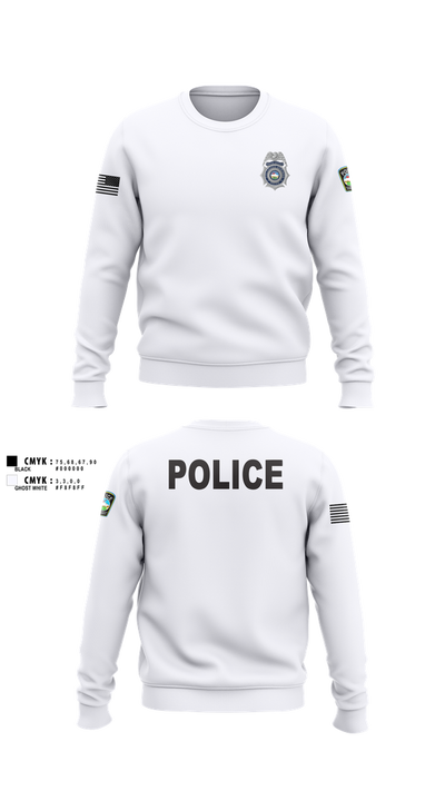 Colorado Springs Police Department 84978371 Crew Neck Sweatshirt - 101