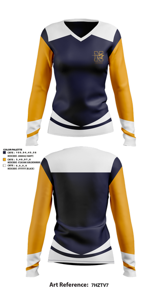 Womens Long Sleeve Vneck Shirt, Nottingham, Field Hockey, Teamtime, Team time, sublimation, custom sports apparel, team uniforms, spirit wear, spiritwear, sports uniforms, custom shirts, team store, custom team store, fundraiser sports, apparel fundraiser