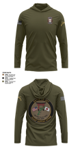 247TH Military Police Detachment Long Sleeve Performance Shirt with hood - 113
