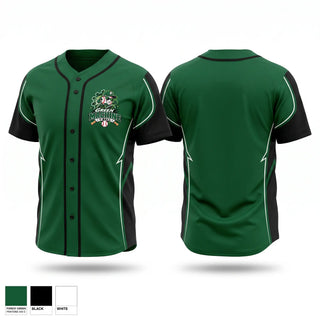 Full Button Baseball Jersey, Green Machine, Baseball, Teamtime, Team time, sublimation, custom sports apparel, team uniforms, spirit wear, spiritwear, sports uniforms, custom shirts, team store, custom team store, fundraiser sports, apparel fundraiser