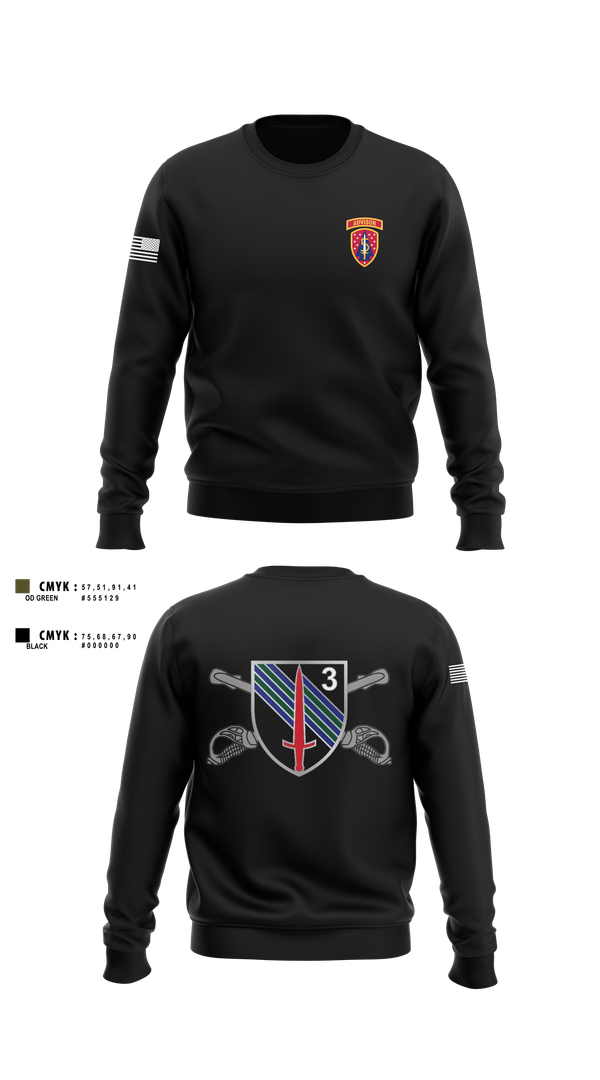 Crew Neck Sweatshirt, 5th SFAB, , Teamtime, Team time, sublimation, custom sports apparel, team uniforms, spirit wear, spiritwear, sports uniforms, custom shirts, team store, custom team store, fundraiser sports, apparel fundraiser