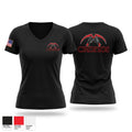 Cronos Battery, 1-22 FA Women's Short Sleeve V-neck Shirt - 1