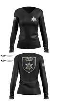Upshur County Sheriff’s Office 76177638 Women's Long Sleeve V-neck Shirt - 1