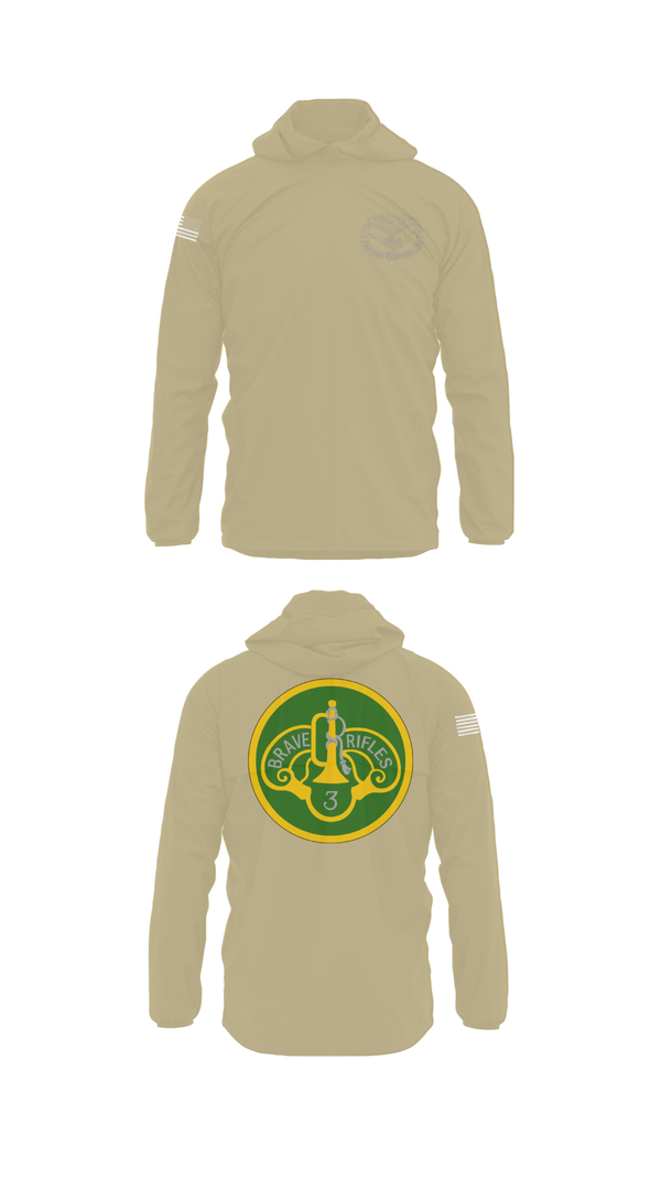 Windbreaker, 3d Cavalry Regiment, Army, Teamtime, Team time, sublimation, custom sports apparel, team uniforms, spirit wear, spiritwear, sports uniforms, custom shirts, team store, custom team store, fundraiser sports, apparel fundraiser