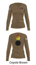 RTS-M FT. HOOD 77686881 Women's Long Sleeve V-neck Shirt - 17