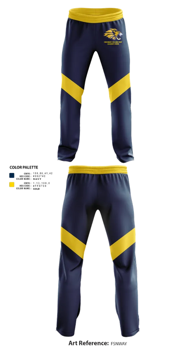 Cincinnati College Prep Academy Cheer 92441891 Sweatpants - 50