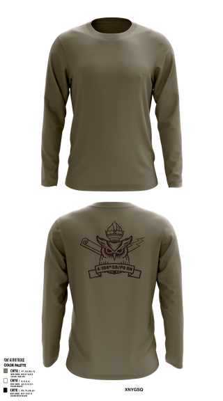 Long Sleeve Performance Shirt, 4th/104th BN (CA/PO), , Teamtime, Team time, sublimation, custom sports apparel, team uniforms, spirit wear, spiritwear, sports uniforms, custom shirts, team store, custom team store, fundraiser sports, apparel fundraiser