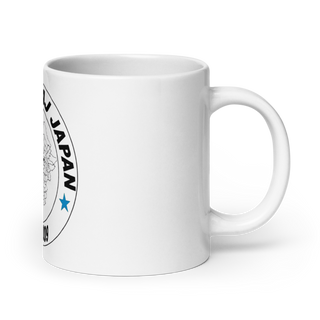 पर्वत समाज जापान 83046533 White Glossy Mug - Large