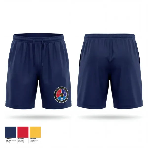 Athletic Shorts With Pockets, Public Safety Training Center, Fire Department, Teamtime, Team time, sublimation, custom sports apparel, team uniforms, spirit wear, spiritwear, sports uniforms, custom shirts, team store, custom team store, fundraiser sports, apparel fundraiser