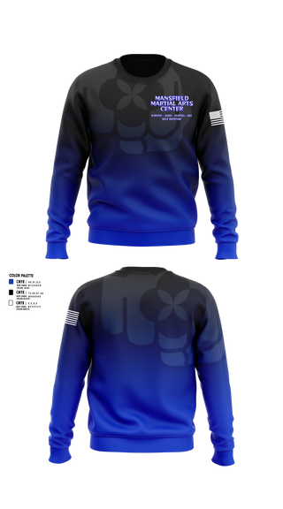 Crew Neck Sweatshirt, Mansfield Martial Arts Center, , Teamtime, Team time, sublimation, custom sports apparel, team uniforms, spirit wear, spiritwear, sports uniforms, custom shirts, team store, custom team store, fundraiser sports, apparel fundraiser
