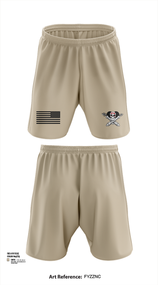 Athletic Shorts With Pockets, Fox 1-320th F-CO FAR, , Teamtime, Team time, sublimation, custom sports apparel, team uniforms, spirit wear, spiritwear, sports uniforms, custom shirts, team store, custom team store, fundraiser sports, apparel fundraiser