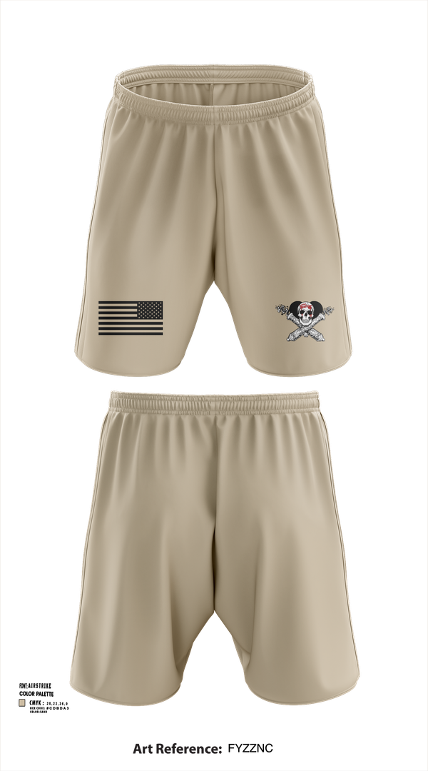 Athletic Shorts With Pockets, Fox 1-320th F-CO FAR, , Teamtime, Team time, sublimation, custom sports apparel, team uniforms, spirit wear, spiritwear, sports uniforms, custom shirts, team store, custom team store, fundraiser sports, apparel fundraiser