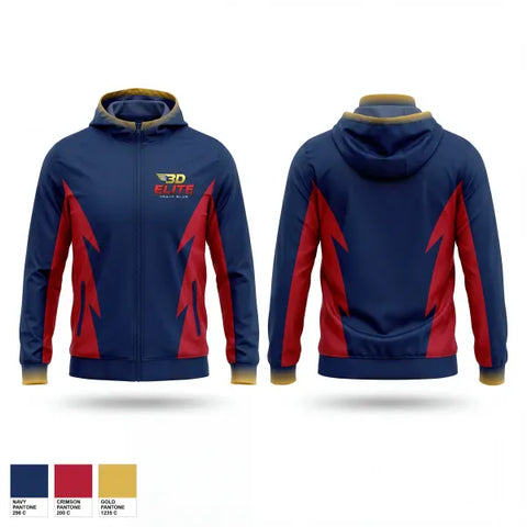 Windbreaker, 3D Elite Track Club, Track & Field, Teamtime, Team time, sublimation, custom sports apparel, team uniforms, spirit wear, spiritwear, sports uniforms, custom shirts, team store, custom team store, fundraiser sports, apparel fundraiser