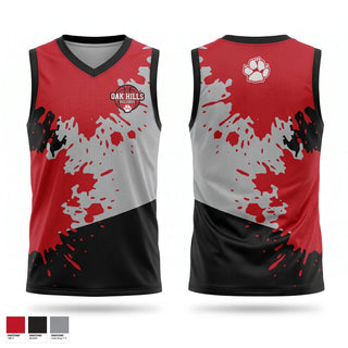 Mens Basketball Jersey, Oakhills high school, Men's Basketball, Teamtime, Team time, sublimation, custom sports apparel, team uniforms, spirit wear, spiritwear, sports uniforms, custom shirts, team store, custom team store, fundraiser sports, apparel fundraiser