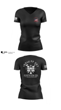 192nd Firefighter Detachment Women's Short Sleeve V-neck Shirt - 3