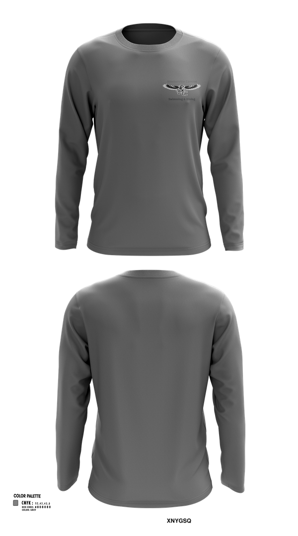 Long Sleeve Performance Shirt, Westerville Central Swimming & Diving, Swimming, Teamtime, Team time, sublimation, custom sports apparel, team uniforms, spirit wear, spiritwear, sports uniforms, custom shirts, team store, custom team store, fundraiser sports, apparel fundraiser