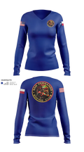 San Fernando Boxing Club 92427997 Women's Long Sleeve V-neck Shirt - 212