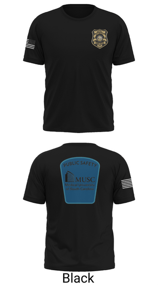 Old School Cotton Feel Shirt, MUSC POLICE, Police, Teamtime, Team time, sublimation, custom sports apparel, team uniforms, spirit wear, spiritwear, sports uniforms, custom shirts, team store, custom team store, fundraiser sports, apparel fundraiser