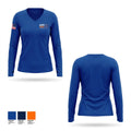 ARC EMS 58224781 Women's Long Sleeve V-neck Shirt - 1