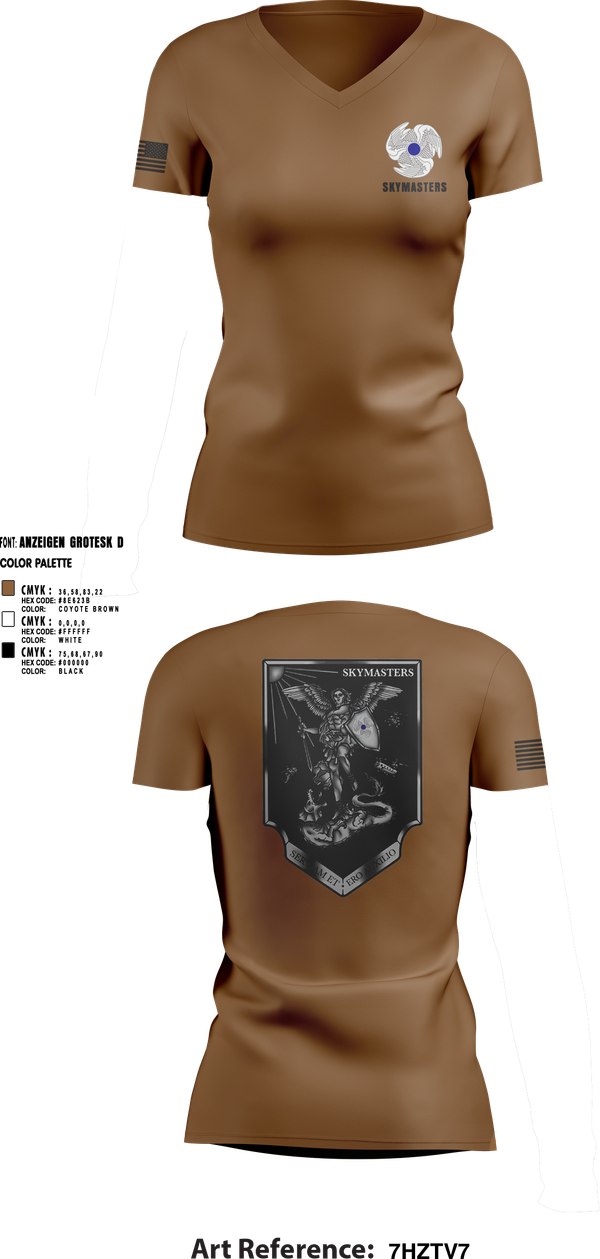 Womens Short Sleeve Vneck Shirt, 1-222 Aviaition Regiment, Army, Teamtime, Team time, sublimation, custom sports apparel, team uniforms, spirit wear, spiritwear, sports uniforms, custom shirts, team store, custom team store, fundraiser sports, apparel fundraiser