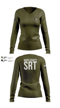 WARD COUNTY SRT 34781725 Women's Long Sleeve V-neck Shirt - 6