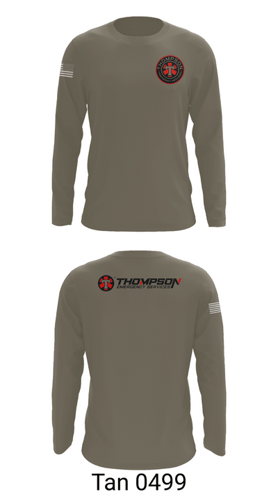 Thompson EMS 59462665 Long Sleeve Performance Shirt 66