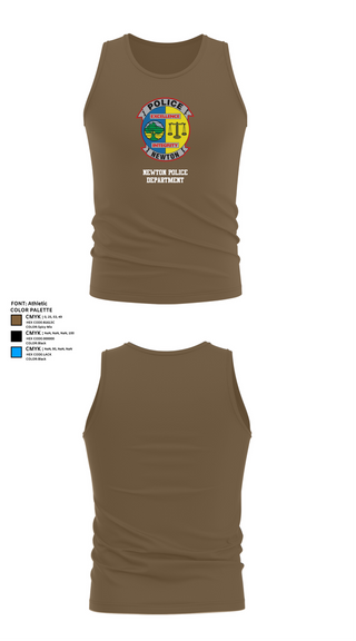 Tank Top, Newton Police Department, Police, Teamtime, Team time, sublimation, custom sports apparel, team uniforms, spirit wear, spiritwear, sports uniforms, custom shirts, team store, custom team store, fundraiser sports, apparel fundraiser