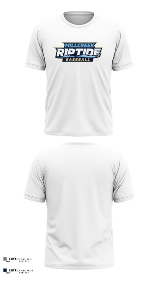 Short Sleeve Performance Shirt, Millcreek Riptide, Baseball, Teamtime, Team time, sublimation, custom sports apparel, team uniforms, spirit wear, spiritwear, sports uniforms, custom shirts, team store, custom team store, fundraiser sports, apparel fundraiser