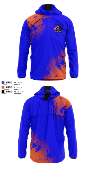 Windbreaker, South Kentucky Outlaws, , Teamtime, Team time, sublimation, custom sports apparel, team uniforms, spirit wear, spiritwear, sports uniforms, custom shirts, team store, custom team store, fundraiser sports, apparel fundraiser