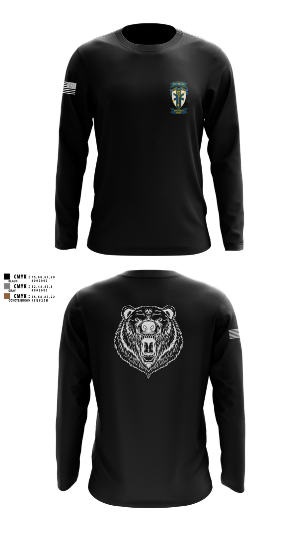 Long Sleeve Performance Shirt, HQ, 309TH MI BN, , Teamtime, Team time, sublimation, custom sports apparel, team uniforms, spirit wear, spiritwear, sports uniforms, custom shirts, team store, custom team store, fundraiser sports, apparel fundraiser