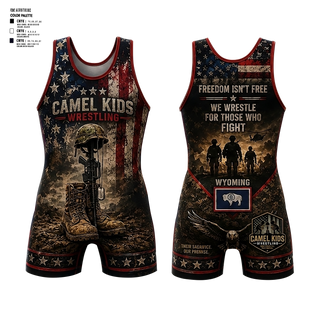 Wrestling Singlet, Camel kids, Wrestling, Teamtime, Team time, sublimation, custom sports apparel, team uniforms, spirit wear, spiritwear, sports uniforms, custom shirts, team store, custom team store, fundraiser sports, apparel fundraiser