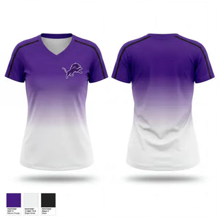 Womens Short Sleeve Vneck Shirt, Lady Lions, Softball, Teamtime, Team time, sublimation, custom sports apparel, team uniforms, spirit wear, spiritwear, sports uniforms, custom shirts, team store, custom team store, fundraiser sports, apparel fundraiser