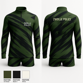 Quarter Zip Jacket, Zwolle Police, , Teamtime, Team time, sublimation, custom sports apparel, team uniforms, spirit wear, spiritwear, sports uniforms, custom shirts, team store, custom team store, fundraiser sports, apparel fundraiser